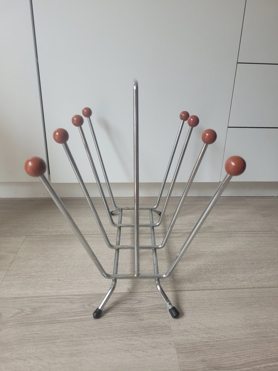 Image 1 of Vintage Ikea Sputnik Lesetablett / Zeitschriftenständer