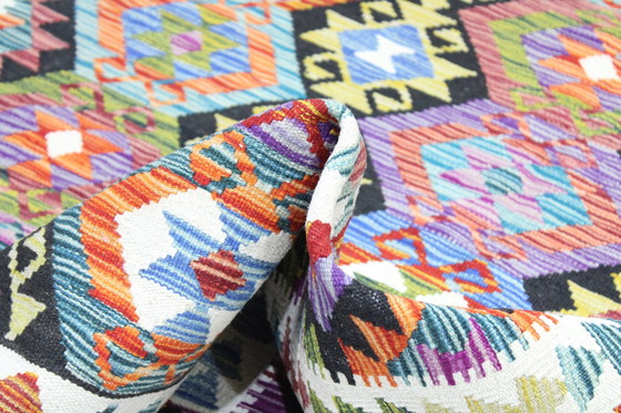 Image 1 of Original Old Style Kelim Afghan 250 X 163 Cm Top Zustand