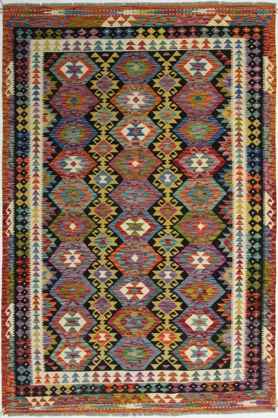 Image 1 of Original Old Style Kelim Afghan 250 X 163 Cm Top Zustand