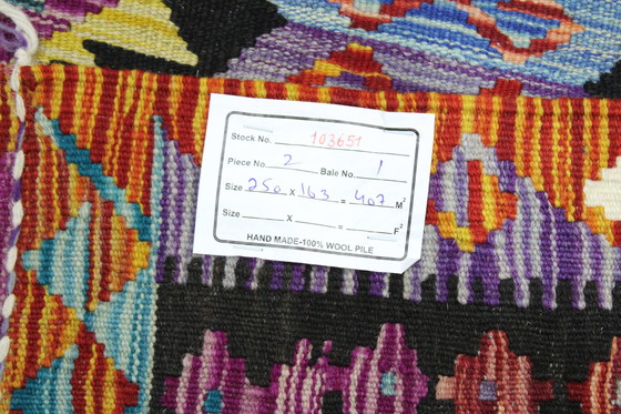 Image 1 of Original Old Style Kelim Afghan 250 X 163 Cm Top Zustand