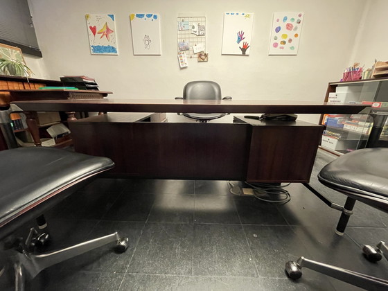 Image 1 of Set Bureau, Bureaustoelen En Kasten Ico Paris Für Mim Roma