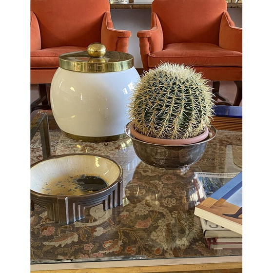 Image 1 of Vintage-Eimer aus weißer Keramik, Italien 1970