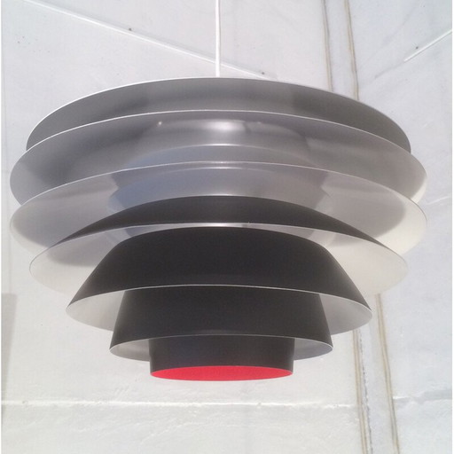 Nordisk Solar Aluminium-Hängelampe, Svend MIDDELBOE - 1960er Jahre