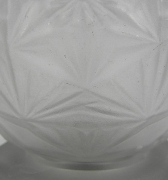 Image 1 of Art Deco Glas Tischlampe signiert, sonover, 1920er Jahre