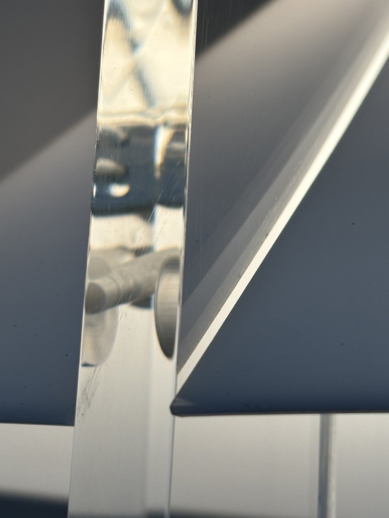 Image 1 of Harco Loor Plexiglas Stehleuchte "Cone"