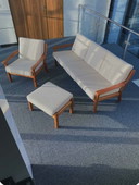 Glostrup Teakholz Sofa Set