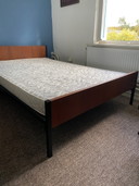 Holländisches Bett aus Teakholz