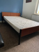 Holländisches Bett aus Teakholz