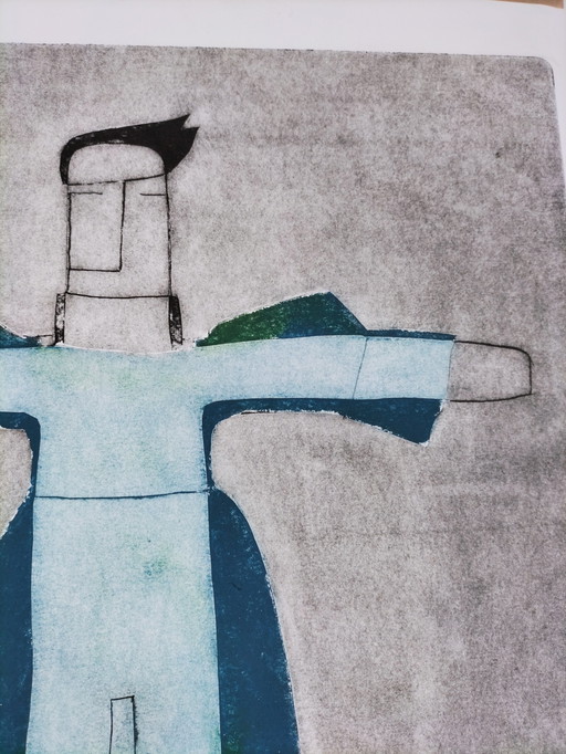 Trees de Vries – beidseitig bedruckte Radierung