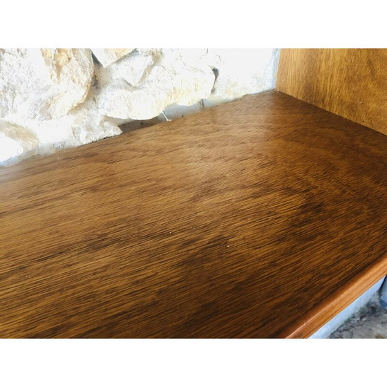 Image 1 of Vintage-Wandregal aus Holz mit 2 Ebenen, 1970
