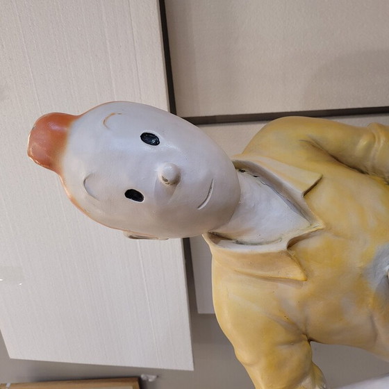 Image 1 of Alte "Tim und Struppi"-Figur aus Fiberglas von Studio Adventures, Belgien 1980