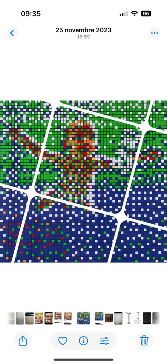 Image 1 of Poster Street Art Invader Expo Brüssel Nirvana Basquiat