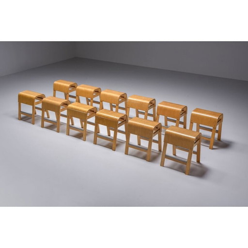 Skandinavischer Vintage-Hocker von Ikea, 1970er Jahre