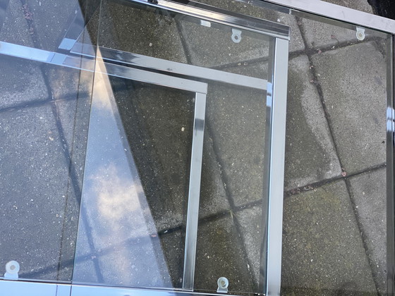 Image 1 of Nest aus Tische aus Chrom und Glas
