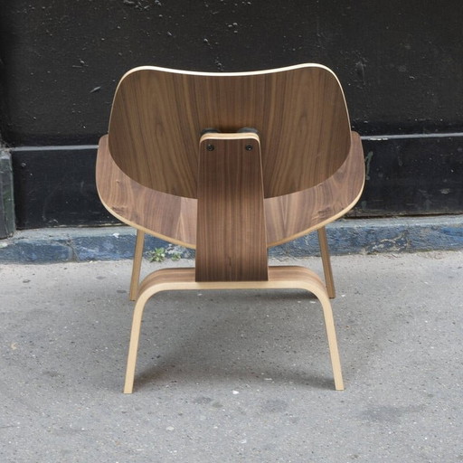 Lcw-Stuhl aus Nussbaumholz von Charles und Ray Eames für Herman Miller