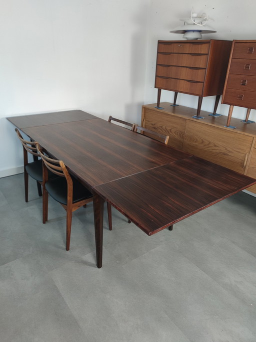 Vintage dänische Esszimmergarnitur Vestervig Eriksen in Palisanderholz