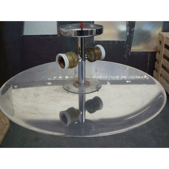 Image 1 of Satz von 3 verchromten Vintage-Metallgehängen von Eugene Printz