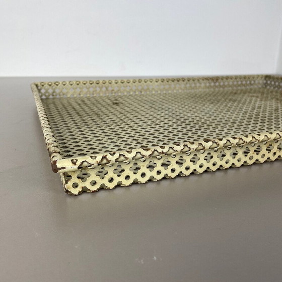Image 1 of Französisches Vintage-Metalltablett "Rigituelle" von Mathieu Matégot, 1950er Jahre