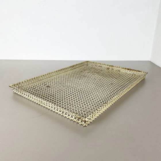 Image 1 of Französisches Vintage-Metalltablett "Rigituelle" von Mathieu Matégot, 1950er Jahre