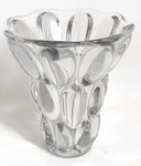 Vase Cristal Pierre D'Avesn 30er Jahre Höhe 20,7 Cm