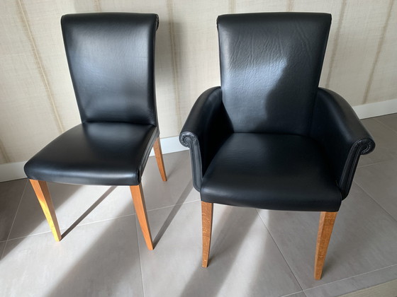 Image 1 of 6x Poltrona Frau Esszimmerstuhl