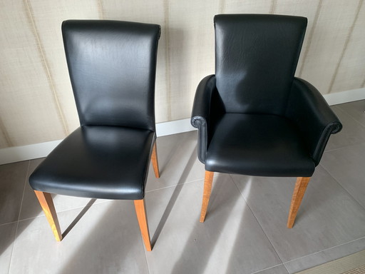 6x Poltrona Frau Esszimmerstuhl