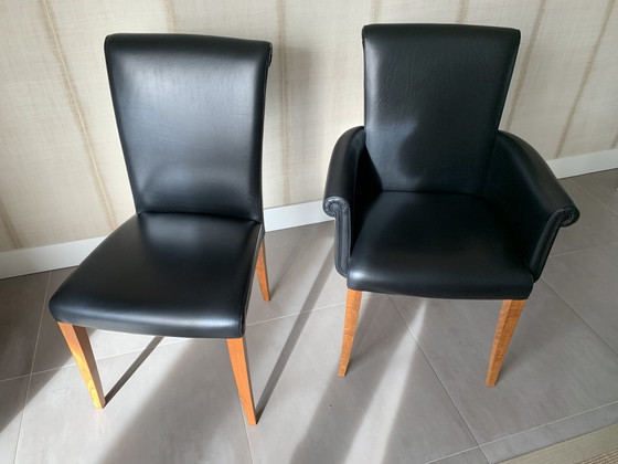 Image 1 of 6x Poltrona Frau Esszimmerstuhl