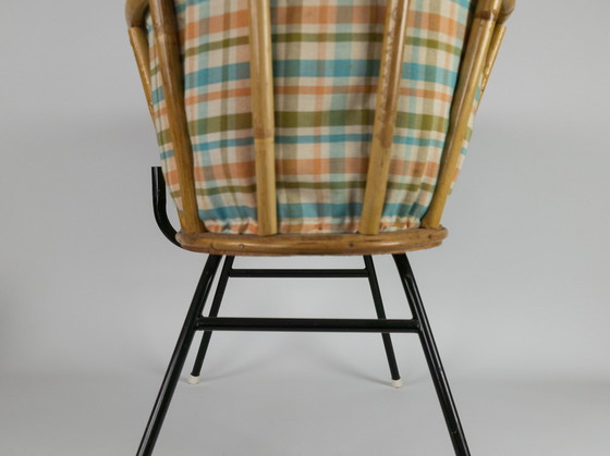 Image 1 of Rohe Noordwolde – Wiege – Rattan – 60er Jahre