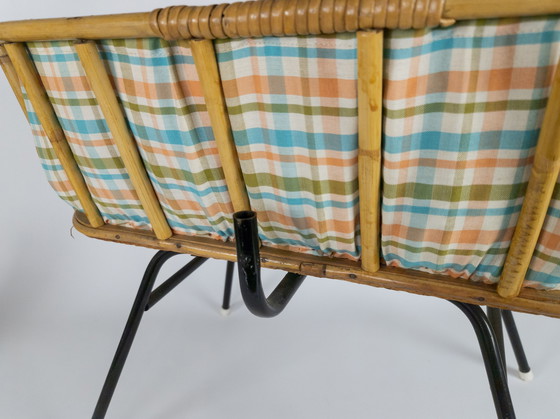 Image 1 of Rohe Noordwolde – Wiege – Rattan – 60er Jahre