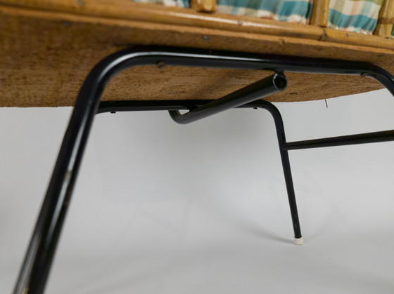 Image 1 of Rohe Noordwolde – Wiege – Rattan – 60er Jahre