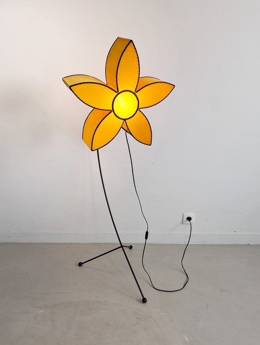 Pop-Art Blumenlampe 1980er Jahre