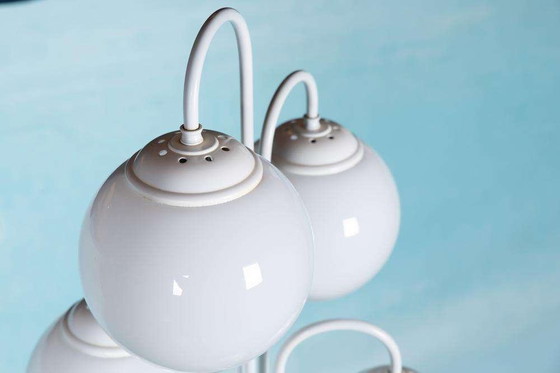 Image 1 of Space Age Stehleuchte Glas&Marmor, minimalistische XL Stehleuchte