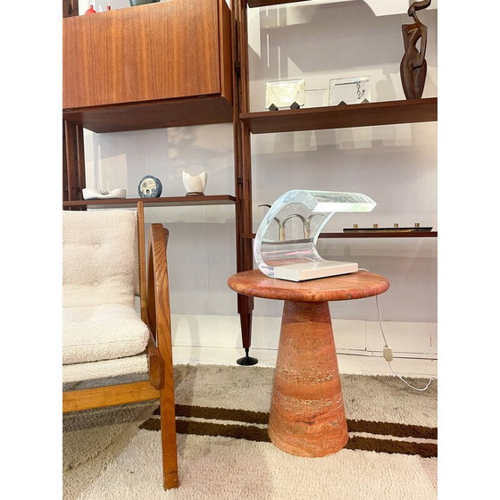 Image 1 of Acrilica" Tischleuchte aus weißem Plexiglas von Joe Colombo, Italien 1960er Jahre