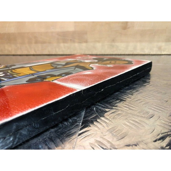 Image 1 of Japanisches Gemälde von Atelier Picard Vallauris, 1960