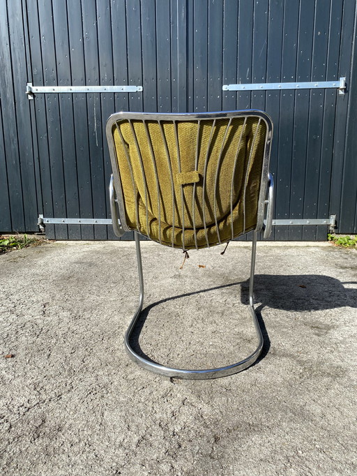 Vintage Gastone Rinaldi für RIMA Rohrstuhl