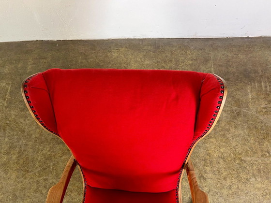 Image 1 of Knoll Antimott Sessel Ohrensessel 1950 Lounge Chair Mid Century