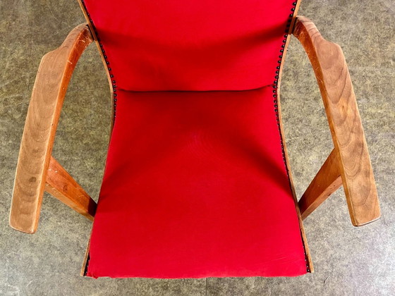 Image 1 of Knoll Antimott Sessel Ohrensessel 1950 Lounge Chair Mid Century