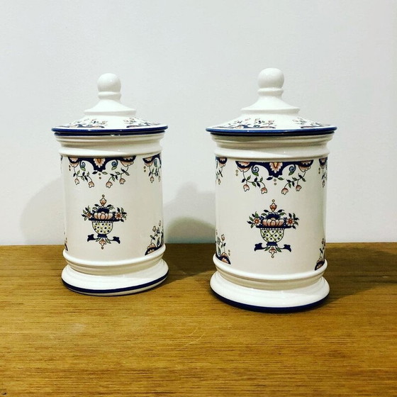 Image 1 of Paar Apothekergläser aus Keramik