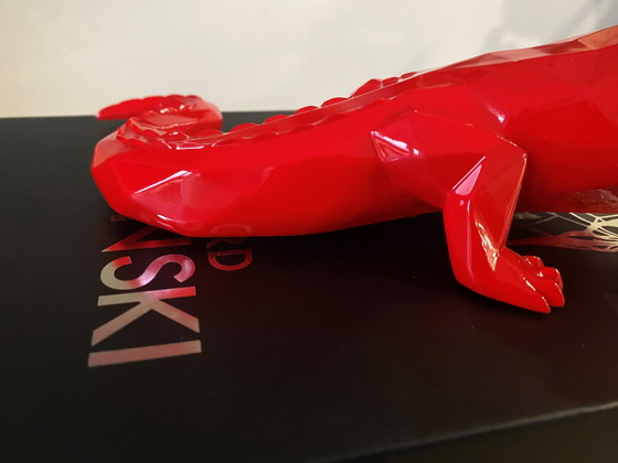 Image 1 of Krokodil Krokodil Spirit Rot Rot Edition Von Richard Orlinski Neu 2024