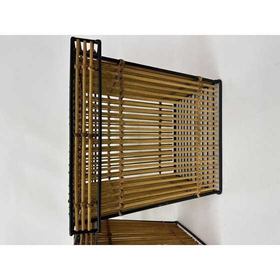 Image 1 of Paar alte Aufbewahrungskörbe von Dirk van Sliedregt für Rohé, Niederlande 1960er Jahre