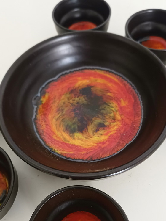 Image 1 of Fettes Lava-Snack-Set Sechziger Jahre