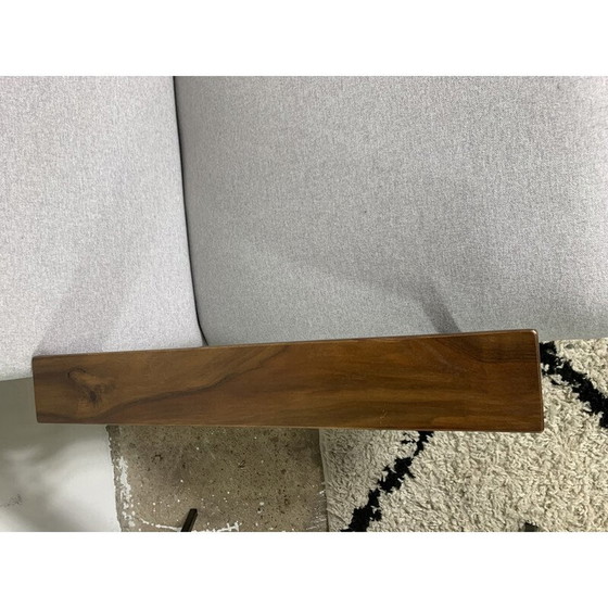 Image 1 of Vintage-Sessel aus Walnussholz und schwarzem Metall von Rob Parry für Gelderland, 1950