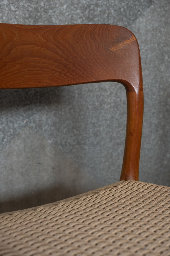 Image 1 of 4x Niels Otto Møller Modell 75 in Teak, Set