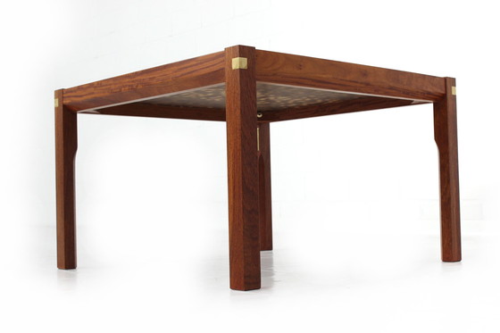 Image 1 of As new, luxury Tranekaer Danish Mid Century Mosaic Coffee Table by Rolf Middelboe and Gorm Lindum Christensen, 1970s
