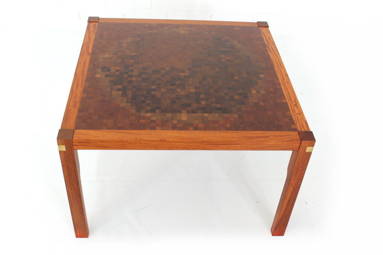 Image 1 of As new, luxury Tranekaer Danish Mid Century Mosaic Coffee Table by Rolf Middelboe and Gorm Lindum Christensen, 1970s