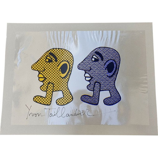 Capitipede duo 5 Vintage-Siebdruck von Yvon Taillandier, 2015