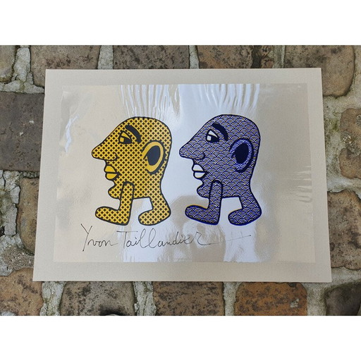 Capitipede duo 5 Vintage-Siebdruck von Yvon Taillandier, 2015