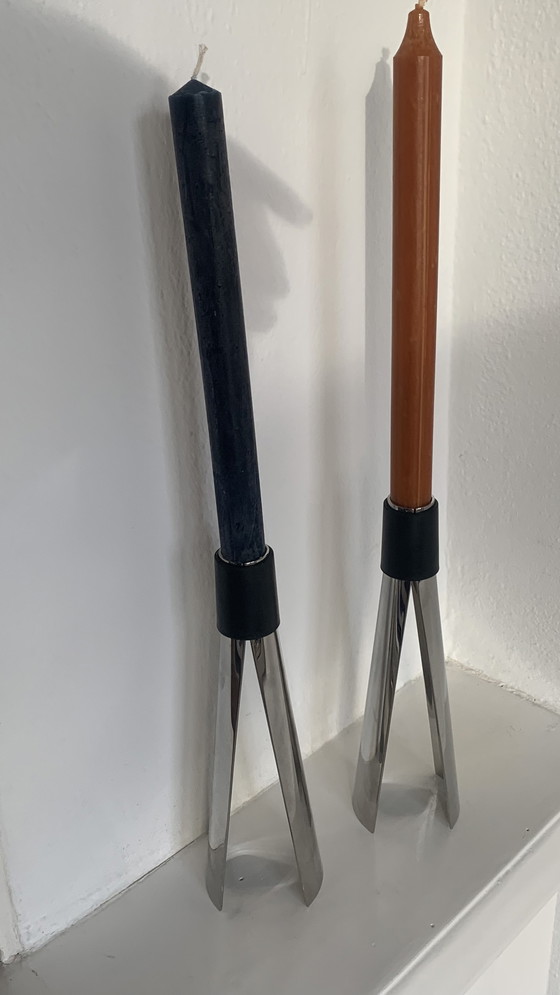 Image 1 of 2x Delfter Bruno Ninaber Leuchter