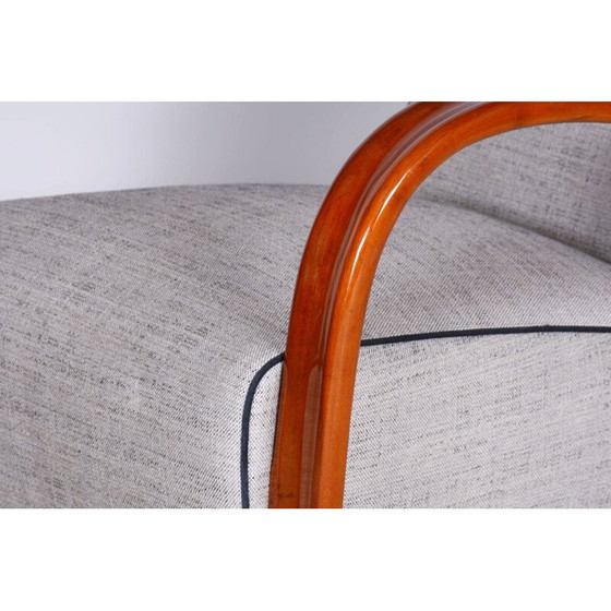 Image 1 of Paar alte H-269 Sessel von Jindrich Halabala für UP Zavody, Tschechoslowakei 1930