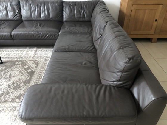 Image 1 of Ewald Schillig Leder-Ecksofa